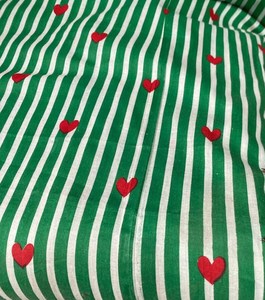 Conjunto de Pijama para Mujer con Estampado de Corazones Verdes, Camiseta de Manga Larga y Pantalones, Ropa de Dormir con Estampado de Corazones Verdes, Conjunto de Pijama a Rayas - Product Image 3