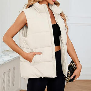 Chaleco Acolchado Personalizable para Hombre y Mujer, Ecológico, Transpirable, Resistente al Viento, Sin Mangas, de Poliéster/Nailon, con Logotipo y Color Personalizables - Product Image 2