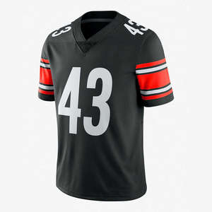 Nouveauté, maillots de football américains légers, 100% polyester, antibactériens, personnalisables, grandes tailles, t-shirts d'été à séchage rapide - Product Image 4