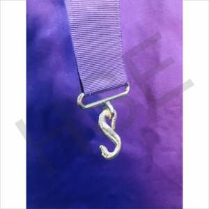 Delantal Masónico de Lujo con Bordado Dorado y Flecos, Regalia Masónica - Product Image 3