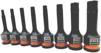 Jeu de douilles hexagonales à impact 1/2" 78mmL 8 pièces