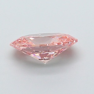 Diamant rose ovale de 1,77 carat, fantaisie, brun-rose vif, cultivé en laboratoire (CVD), clarté VS1, excellente taille, éthique, diamant rose en vrac - Product Image 3