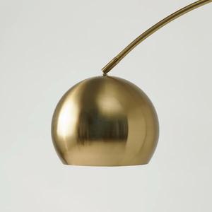 Lampe sur pied élégante en laiton avec abat-jour classique en forme de tambour pour la décoration du hall d'hôtel - Product Image 3