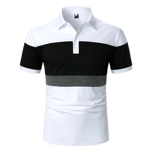 ACE Men's Hawaiian Style Printed Cotton Color Blocked Short Sleeve Shirt Turn-<b>down</b> Collar Breathable Regular Fit Digital Printed - Product Image 2