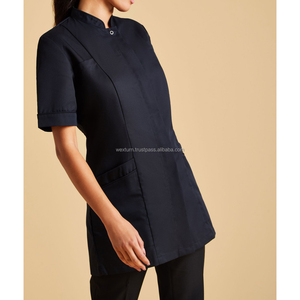 Uniformes de Túnica para Salón de Belleza y Spa, Algodón de Alta Calidad, Transpirable, Poliéster, Spandex, Colores Personalizados, Logotipo Personalizado, Estética Unisex, Clínica - Product Image 1