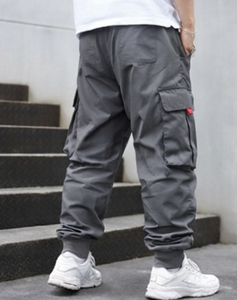 Wholesale Causal Sports Wearing Long Cargo Washed Pants With Side Pockets <b>Stacked</b> <b>Jogger</b> Trousers Man - Product Image 4