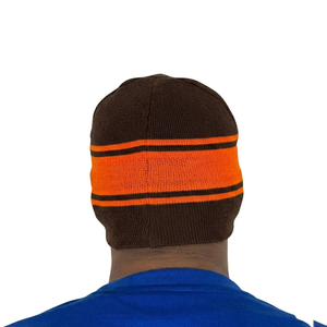 Bonnet personnalisé pour homme 2026 – Nouveau style, logo sur mesure, idéal pour la vente en gros, bonnet jacquard à prix compétitif - Product Image 4