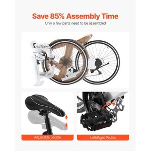 Bicicleta Deportiva Urbana para Adultos 700C, Bicicleta de Carretera de Carreras con Transmisión SHIMANO de 21 Velocidades y Ruedas Curvadas para Desplazamientos Diarios - Product Image 4