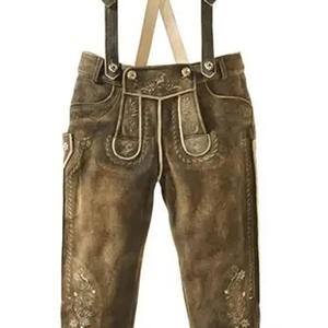 Commande en gros de costumes Lederhosen pour hommes, costume traditionnel bavarois allemand, qualité supérieure en daim, avec personnalisation OEM - Product Image 3