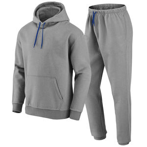Ensemble de survêtement unisexe noir, sweat à capuche et pantalon, couleur unie, vêtements décontractés, coupe régulière, écologique, style sportif d'été - Product Image 4