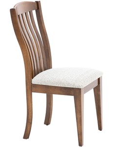 Traditional Wood <b>Dining</b> <b>Chair</b> With Upholstered Fabric Seat Modern Design Style For Home And Hotels - Product Image 3