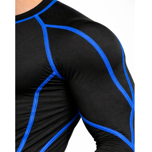 New Arrival Wholesale <b>Custom</b> <b>Design</b> Men <b>Compression</b> <b>Shirt</b> Rash Guard UPF 50 Eco-Friendly Quick Dry Breathable Spandex/Polyester - Product Image 4
