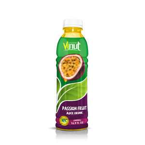Venta caliente 16,9 floz Botella de plástico NFC Fabricante de jugo de fruta 500ml Bebida de jugo de pasión de Vietnam - Product Image 1