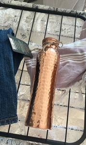 Modern Luxury <b>Copper</b> <b>Drinking</b> <b>Bottle</b> with Large Capacity for Home & Outdoor Use - Product Image 6