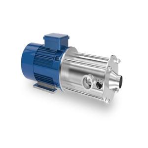 Mélangeur semi-contra en acier inoxydable avec homogénéisateur à fond vertical et pompe de recirculation externe pour la préparation d'émulsions - Product Image 4