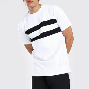 Ensemble classique homme en coton à manches courtes, t-shirt col rond et short assorti, style décontracté d'été, séchage rapide, logo personnalisé OEM - Product Image 1