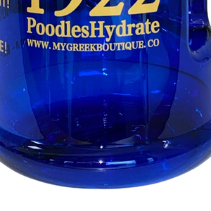 Bouteille d'eau de motivation Sigma Gamma Rho 1922, bleu or, grande capacité, bouteille de sport, anti-fuite, pour la salle de sport et les voyages - Product Image 6