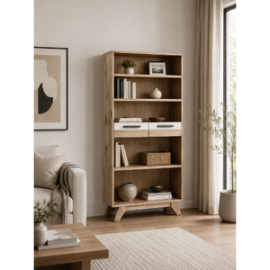 Librería de madera marca SOHO, 1850 mm de altura, nuevo diseño, mueble de dormitorio, fabricado en Vietnam. - Product Image 1