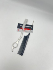 Professional Hair Extension Tools <b>Kits</b> Mirror Polish Sustainable Stainless Steel Eco-Friendly Plier Hair Comb Razor Loop Scissor - Product Image 4