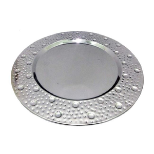 Plato de Presentación de Acero Inoxidable Pulido, Estilo Moderno, para Restaurantes, Hoteles, Clubes, Recepciones, Decoración de Mesa para Fiestas - Product Image 4