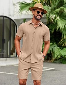 Ensemble 2 pièces d'été pour homme, débardeur et short, délavé à l'acide, respirant, écologique, personnalisable, marque privée, fabrication OEM - Product Image 3