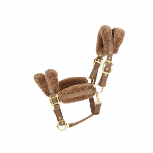 Harnais pour chevaux personnalisé en polaire rembourré, réglable, recouvert de fourrure, pour l'entraînement équestre - Product Image 2