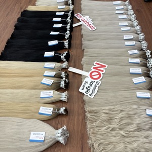 HAIRESTYLES High Quality Remy Grade Vietnamese Straight Bulk Human Hair Extensions 8-36 Inches Lace Weft <b>Bleached</b> 100g - Product Image 5