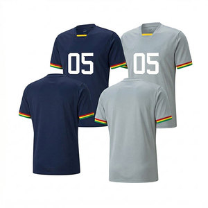 Uniformes de Fútbol Duraderos y Transpirables, 100% Poliéster, Manga Corta, Personalizados, Conjunto de Entrenamiento de Fútbol, Camiseta de Fútbol - Product Image 1