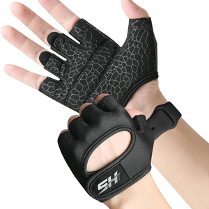 Professional Weightlifting Fingerless Gloves with Neoprene Palm Absorbing Neoprene Gym Gloves for Workout Wear Fitness Gloves - Product Image 6