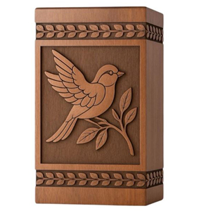 Wooden Urn with Religious Symbol Engraving Wooden Urn Manufacturer Bulk Supply by AYAANS - Product Image 6