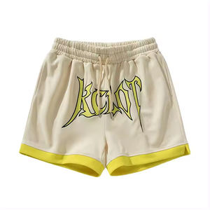 Venta al por mayor de alta calidad de los hombres de verano Streetwear Shorts 100% algodón transpirable personalizado sólido de moda transpirable de verano de los hombres - Product Image 1