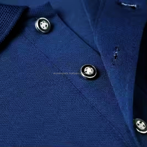 Econex Sports T-shirt polo en coton de haute qualité pour homme 100% tricoté, respirant, manches courtes, col décontracté, grande taille, pas cher - Product Image 5