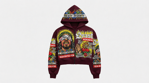 Men's Crop Hoodie <b>Zip</b>-<b>Up</b> Oversized Streetwear Print 100% Cotton Knitted Breathable Autumn <b>White</b> - Product Image 6