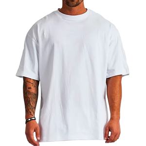 Camiseta personalizada de 100% algodón para hombre, ropa informal gráfica de peso pesado de gran tamaño, ropa personalizada BD transpirable de talla grande - Product Image 5