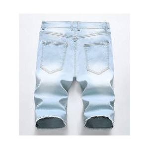 Pantalones Cortos de Mezclilla Holgados para Hombre, Estilo Casual Urbano, Jeans Cortos a la Moda - Product Image 5