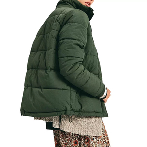 OEM Custom Design <b>Padded</b> Bubble Jacket <b>Cheap</b> Price Streetwear Hooded Wind Proof Zipper Bubble Jackets - Product Image 2