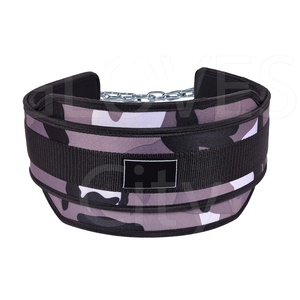 Ceinture de musculation robuste et de haute qualité avec chaîne, prix personnalisé, fabriquée par GLOVES City Fitness 2026 - Product Image 1