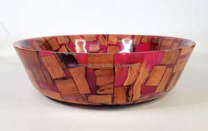 Tazón de Servir Moderno de Resina Ecológica Pulida de 10 Pulgadas, Ligero y Personalizable, Centro de Mesa Decorativo - Product Image 4
