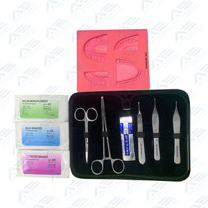 Kit de pratique de suture Produits de haute qualité Kit de suture de conception OEM Kit de suture d'instrument médical Instruments médicaux chirurgicaux - Product Image 1