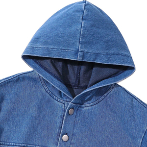 Sudaderas de Mezclilla de Alta Calidad con Logotipo Personalizado / Nuevas Sudaderas de Mezclilla Transpirables de Moda para Hombre - Product Image 6