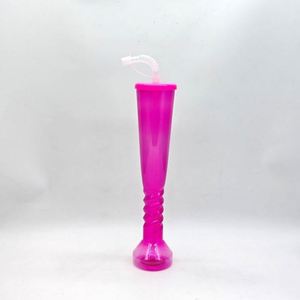 Gobelets en plastique colorés de 500 ml avec couvercle pour fêtes et événements, vente en gros - Product Image 4