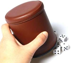 Vaso para Dados de Piel Sintética y Franela, Ecológico, de Alta Calidad, Personalizable, con Capacidad para 5 Dados, Ideal para Bares, KTV, Fiestas, Entretenimiento Familiar y Juegos - Product Image 2