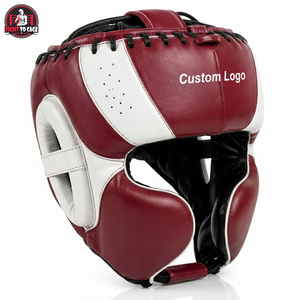 Protège-têtes de boxe et MMA 2026 confortables, à grande ouverture, durables, les plus récents, faits à la main en cuir PU de la plus haute qualité, avec logo personnalisé - Product Image 2
