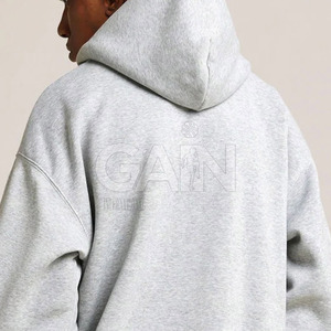 Sweat à capuche DTF de qualité supérieure pour l'hiver - Mélange polyester/coton, séchage rapide et respirant, style streetwear - Product Image 6