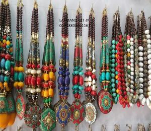 Collar con cuentas de moda de diseño tibetano mixto de la India collar de moda colgante gargantilla collar al por mayor de La India - Product Image 1