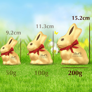 <b>Top</b> quality Lindtt Gold Rabbit 200g Premium Milk Chocolate <b>Easter</b> Bunny Wholesale Chocolate - Product Image 4