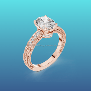 Prix direct d'usine réglable d'anneau de mode des bijoux 10K étoilés, OEM disponible - Product Image 1