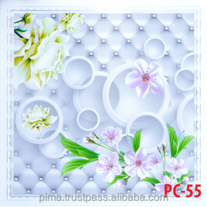 Panel de Techo de PVC Impermeable de Bajo Precio para Decoración de Interiores (PIMA) Fabricación Vietnamita al por Mayor 24x24 PVC Virgen 8mm - Product Image 1