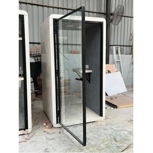 Hot Sale Smart Portable Office Phone <b>Booth</b> Pod With Ventilation System Compact <b>Soundproof</b> Cabin For Modern Workspaces for Sale - Product Image 4