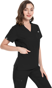Durable Hospital Scrub Suit <b>Sets</b> High Quality Knitted Fabric Seamless Fusing <b>Doctors</b> Nurses Wholesale Custom Logo Unisex Needle - Product Image 4